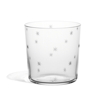 Star Cut Rocks Glass Set of 2, The Cocktail Collection by Richard Brendon